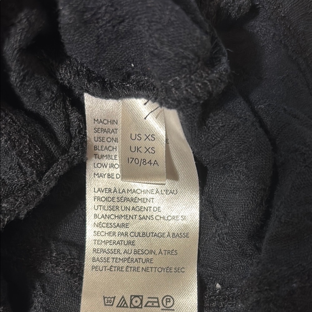 Free People Ladybug Long Sleeve Black Button Down Top - Picture 10 of 16